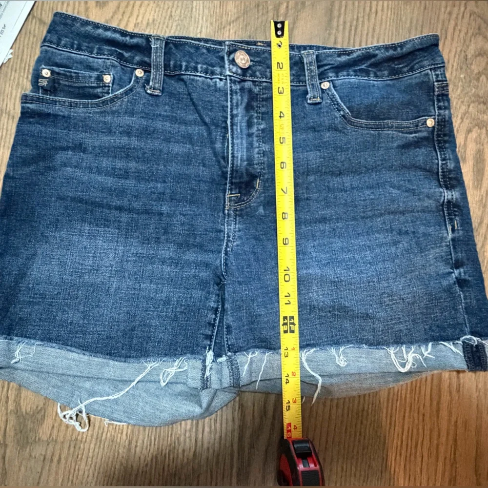 Seven7 Dark Blue Denim Shorts